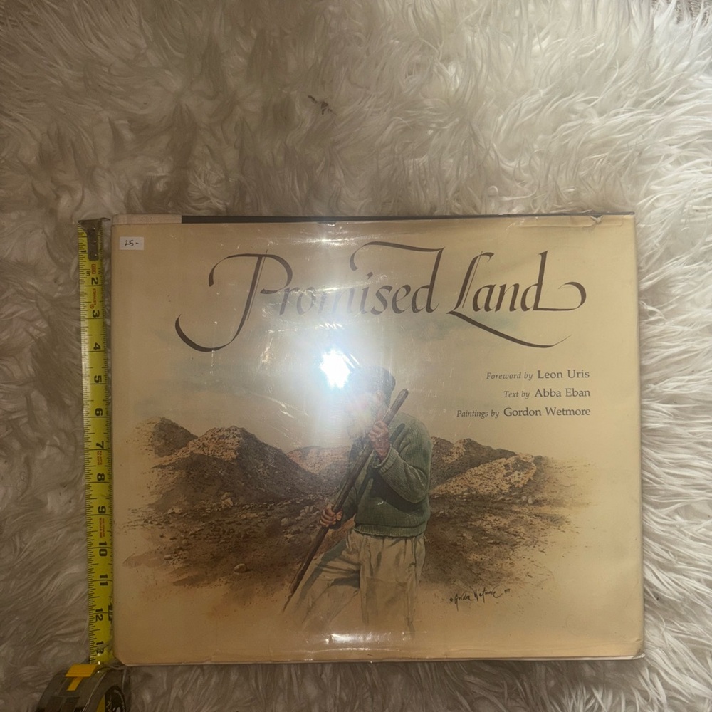 Promised Land Hardcover Book - Illustrated Cover (Beige, Brown, Green)